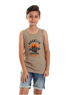 Boys Printed Sportive Tank Top