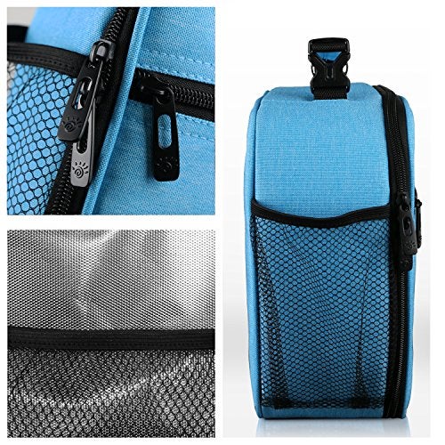 Hap Tim Insulated Lunch Bag for Men Women,Reusable Lunch Box, Spacious Lunchbox Adult, Blue (18654-BL) - Image 4