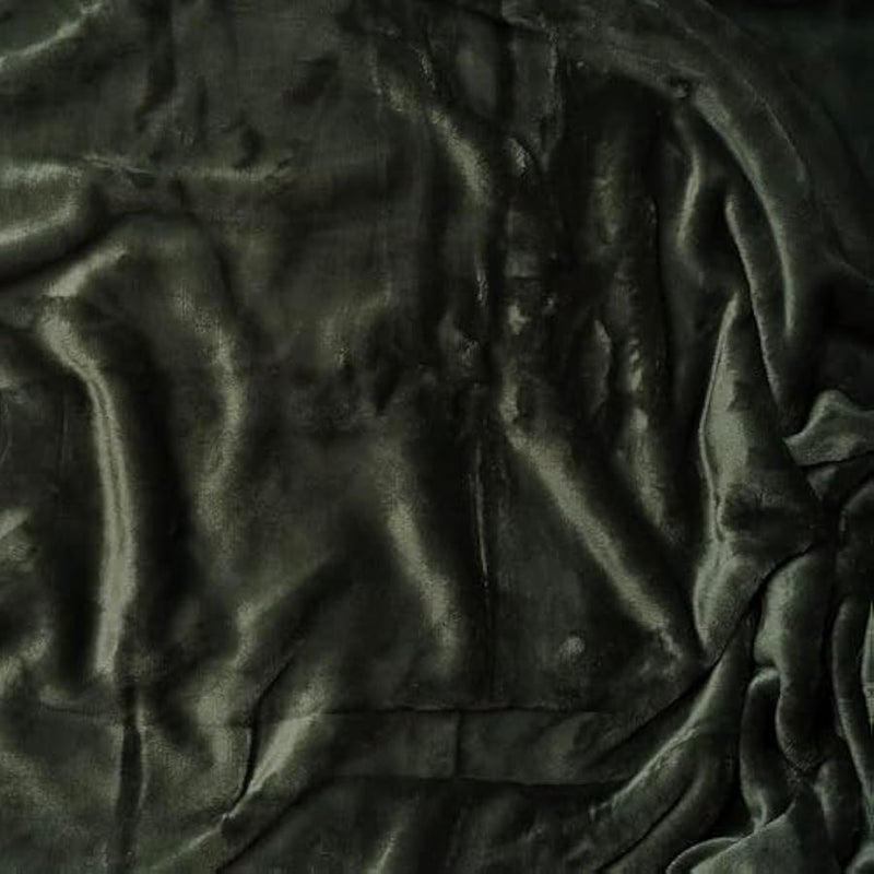 Loquat 100% polyester winter blanket. Size 200X150 - Soft and comfortable velvet blanket, dual colours. In oil colour - Image 2