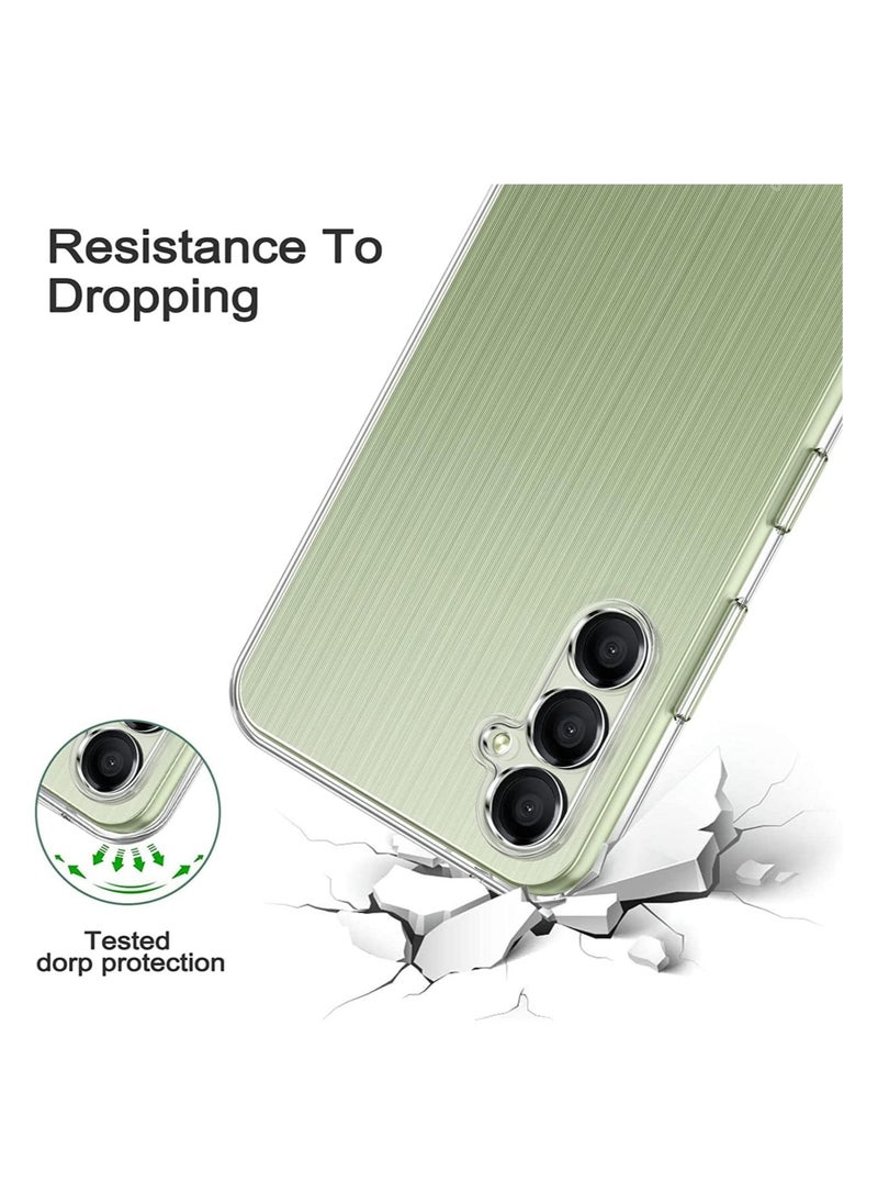 Case for Samsung Galaxy A14 4G / 5G Clear Cover Trasparent Soft Flexible TPU Slim Antifall Protectiion Case Lightweight Cover