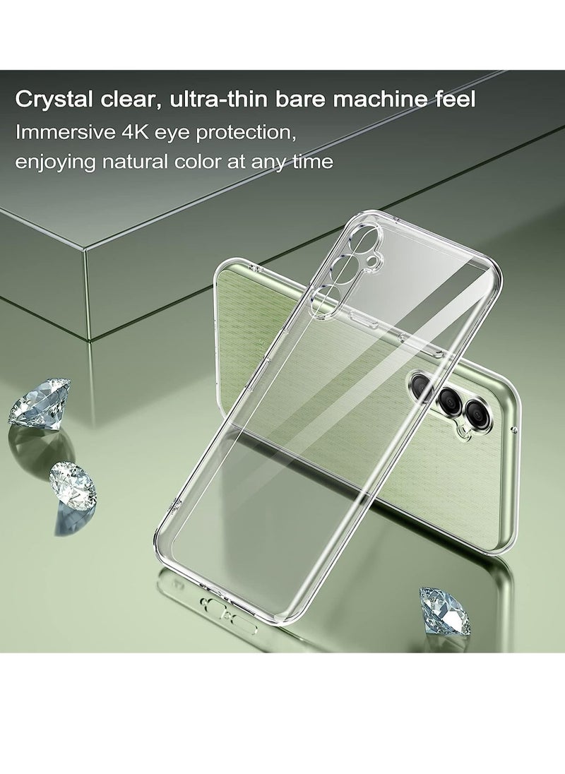 Case for Samsung Galaxy A14 4G / 5G Clear Cover Trasparent Soft Flexible TPU Slim Antifall Protectiion Case Lightweight Cover