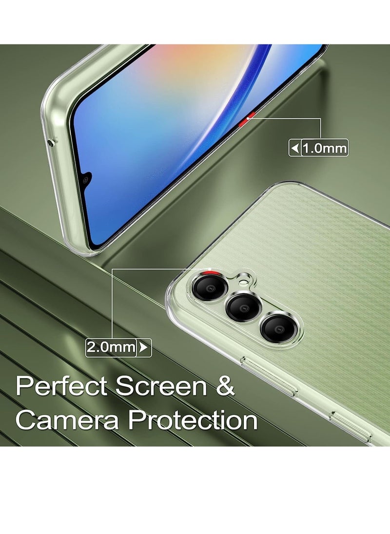 Case for Samsung Galaxy A14 4G / 5G Clear Cover Trasparent Soft Flexible TPU Slim Antifall Protectiion Case Lightweight Cover