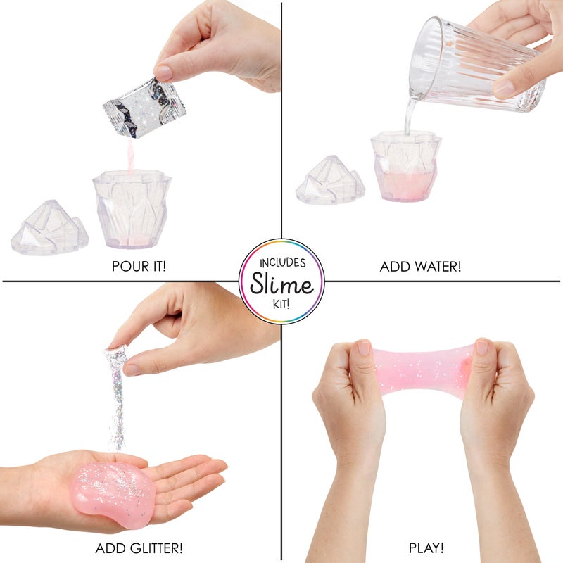 Rainbow High Amaya, Rainbow with Slime Kit & Pet, 11" Shimmer Posable Fashion Doll with DIY Sparkle Slime, Magical Yeti Pet, Fun Play Accessories, Great Toy Gift for Girls Kids Ages 4-12 Years - Image 3