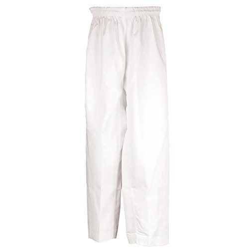 Tiger Claw Martial Arts Pants White Poly/Cotton #4 - Image 1