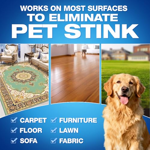 coozzile Pet Odor Eliminator, Odor Remover and Pet Spray Fragrance Free Colorless 16.9oz Spray, Safe Highly Effective Carpet and Cat Litter Deodorizer for Dogs and Cats - Image 4