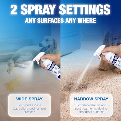 coozzile Pet Odor Eliminator, Odor Remover and Pet Spray Fragrance Free Colorless 16.9oz Spray, Safe Highly Effective Carpet and Cat Litter Deodorizer for Dogs and Cats - Image 5