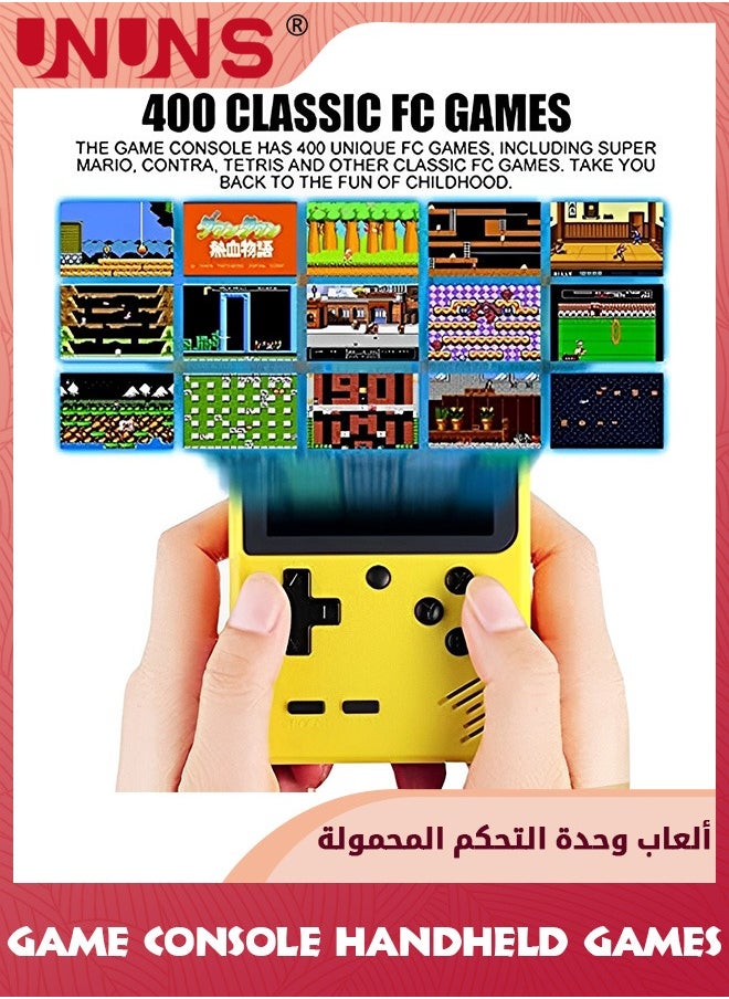 UNUNS - Sup Game Box And Game Controller,400 In 1 Retro Games Upgraded Version,Mini Portable Console Gamebox,Classic Retro Video Games With Rechargeable Battery,Support 2 Players And Tv Connection - Image 1