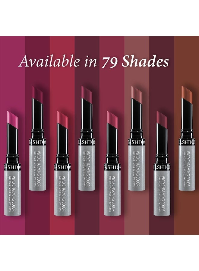 فاشون كولور أحمر شفاه غير قابل للنقل من كيسبروف، لمسة نهائية غير لامعة تدوم 15 ساعة، مقاوم للتلطخ مع زيت بذور الجوجوبا فوشيا - Image 4