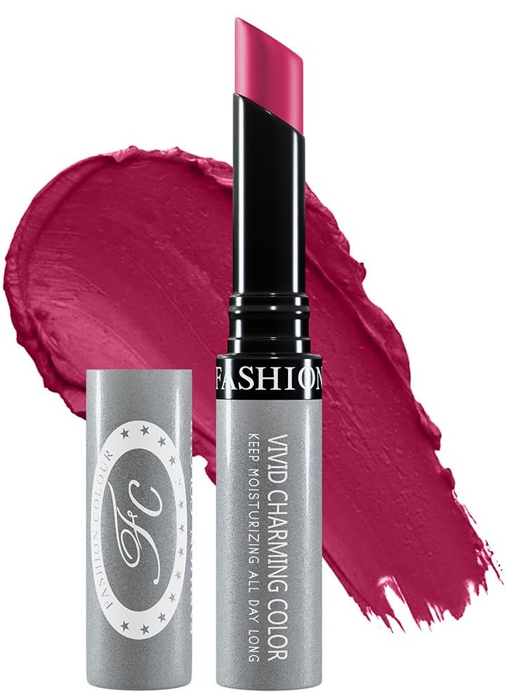 فاشون كولور أحمر شفاه غير قابل للنقل من كيسبروف، لمسة نهائية غير لامعة تدوم 15 ساعة، مقاوم للتلطخ مع زيت بذور الجوجوبا فوشيا - Image 1
