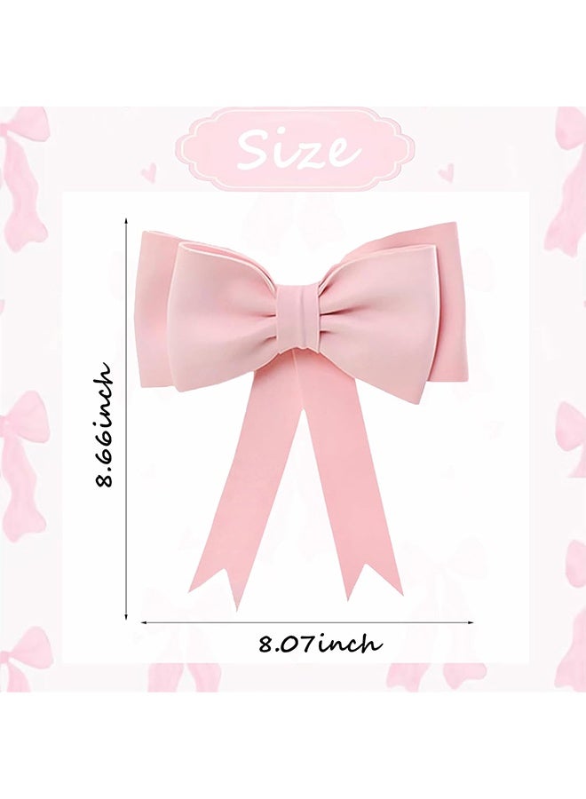Quantum 2 PCS Pink Bow Birthday Cake Toppers Decoration, EVA Foam Bowknot Kit, for Birthday Party Wedding - Image 2