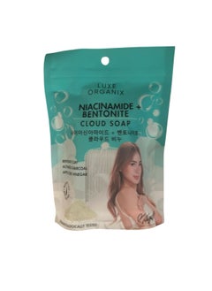 LUXE ORGANIX Niacinamide bentonite cloud soap 