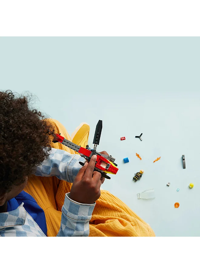 ليغو مجموعة بناء مروحية الإنقاذ من الحريق 60411 من LEGO® City