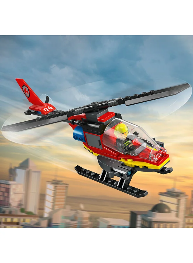 ليغو مجموعة بناء مروحية الإنقاذ من الحريق 60411 من LEGO® City