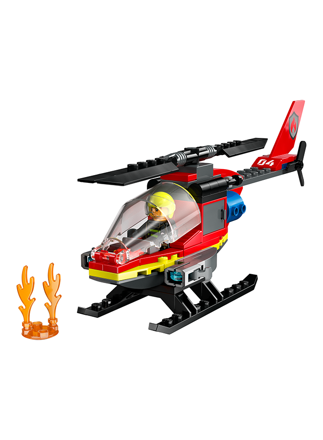 ليغو مجموعة بناء مروحية الإنقاذ من الحريق 60411 من LEGO® City