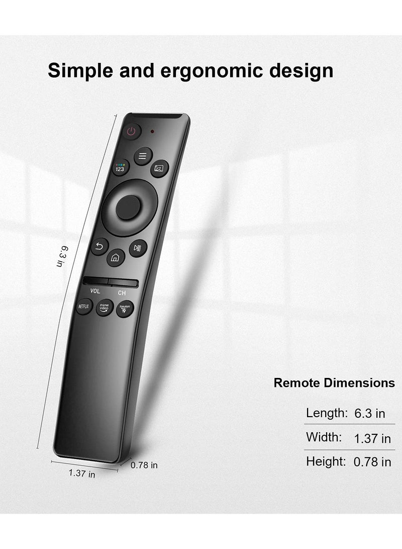 VIUAUAX جهاز تحكم عن بُعد عالمي لتلفزيونات سامسونج الذكية، بديل عن أجهزة التلفزيون عالية الدقة 4K UHD المنحنية QLED وغيرها، مع أزرار نتفليكس برايم فيديو. - Image 4