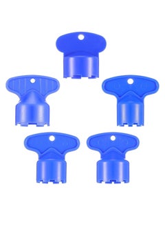 SYOSI Faucet Aerator Key Removal Wrench Tool with 5 Sizes M16.5  18.5  21.5  22.5  24 Recessed Sink Wrenches for Cache Aerators Filter Screen Nozzle Accessories BLUE  - Image 1