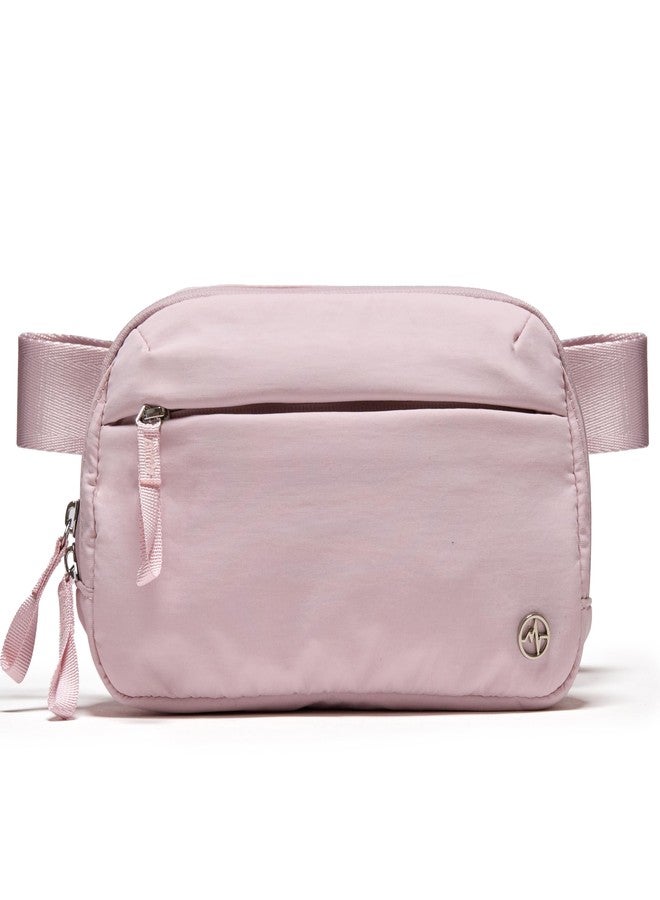 Pander حقيبة كتف كروسبودي من باندر للسفر والأنشطة الخارجية والاستخدام اليومي - حزام قابل للتعديل، حقيبة كتف خفيفة الوزن، وردية اللون، 9 × 5.5 × 2.1 بوصة، كروسبودي، حقيبة كتف، سفر، أنشطة خارجية، استخدام يومي - Image 1