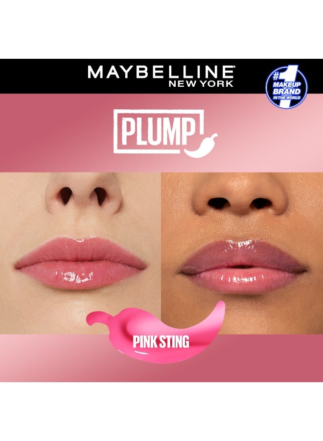 MAYBELLINE NEW YORK MAYBELLINE LIFTER PLUMP PLUMPING LIP GLOSS WITH CHILI PEPPER, INTENSE HYDRATION & LASTING PLUMP, 003 PINK STING Pink Sting - Image 4