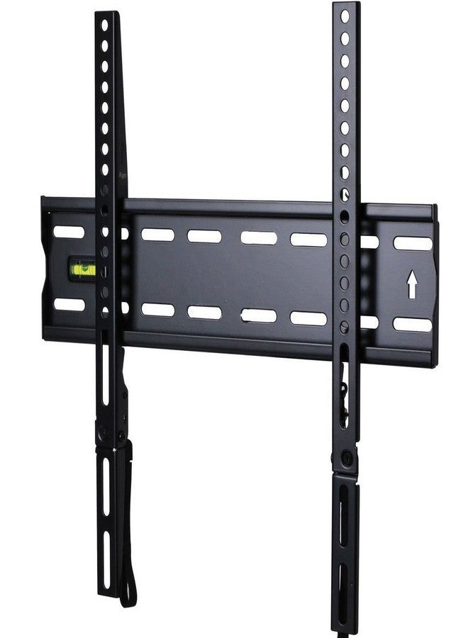VideoSecu Ultra Slim TV Wall Mount for 27"-55" LCD LED Plasma TV, 110 lbs Weight Capacity, 1" Low Profile, VESA 100x100-400x400, Black, Fixed, Wall Mount - Image 1
