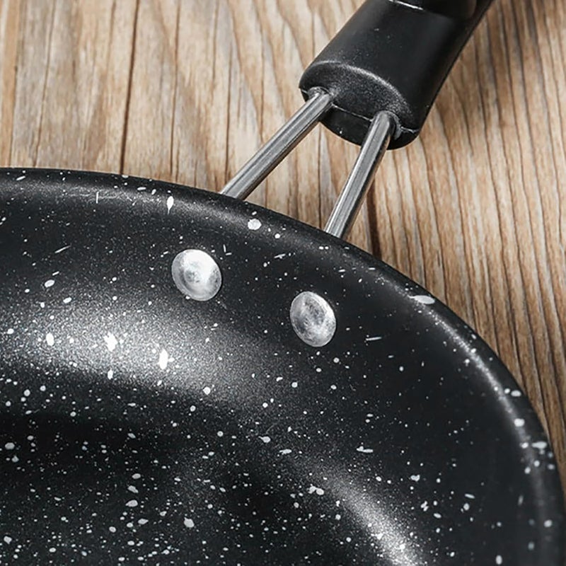 Nonstick Frying Pan Skillet Omelette Pan Easy to Clean Pancake Pan and Healthy Egg Cooker Suitable for Gas Stove & Induction Cookware (20cm) - Image 4