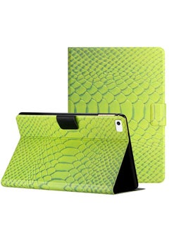 Case Cover For iPad mini 5/4/3/2/1 Solid Color Crocodile Texture Leather Smart Tablet Case Green