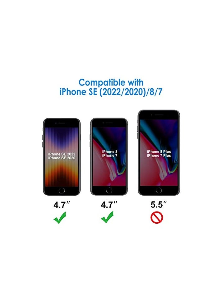 جي تيك JETech JETech واقي شاشة لهاتف iPhone 8 وiPhone 7، فيلم PET، شفاف عالي الدقة، 3 عبوات - Image 4