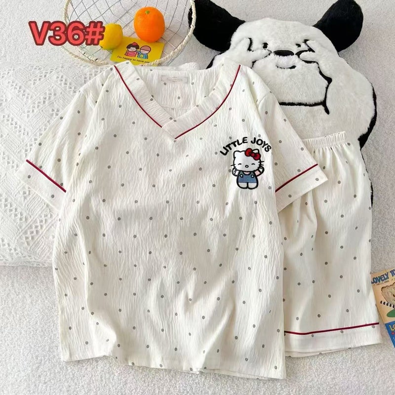 Women's Cloud Cotton Short Sleeve Shorts Pajama Set - Image 4