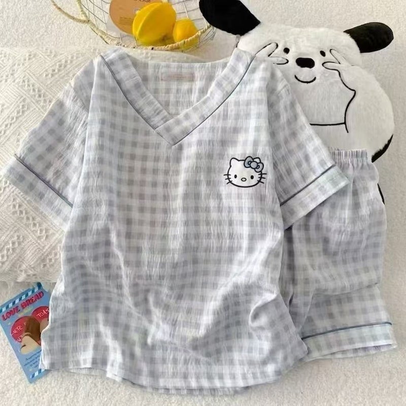 Women's Cloud Cotton Short Sleeve Shorts Pajama Set - Image 3