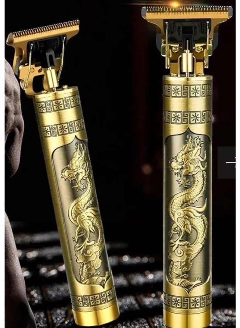 Professional hair and beard trimmer – Pharaonic gold style – A touch of luxury and precision - Image 1