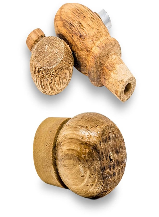 Red Head Barrels طقم صنبور وسدادة من خشب البلوط من ريد هيد باريلز، صنبور بديل صغير من خشب البلوط (نصف بوصة) وسدادة (خمسة وثمانين بوصة) - Image 1