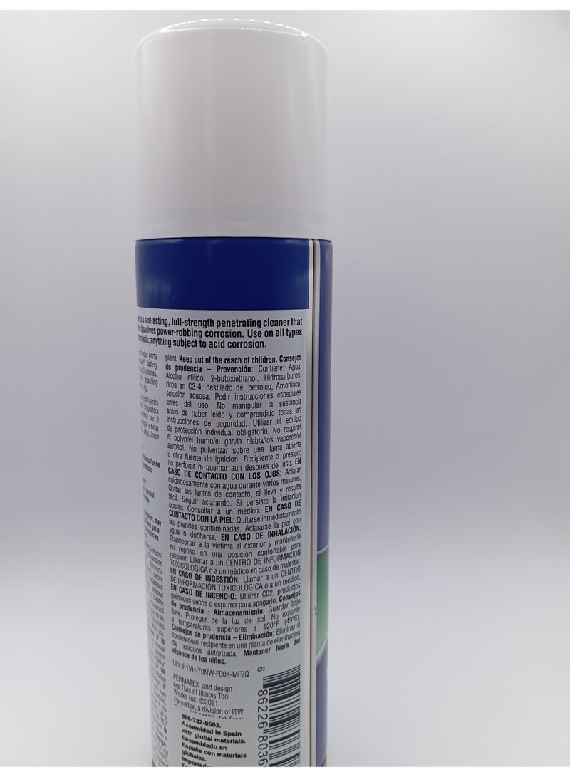 Permatex 80369 Automotive Battery Terminal Cleaner Spray, Removes Corrosion, 5.75 oz - Image 3