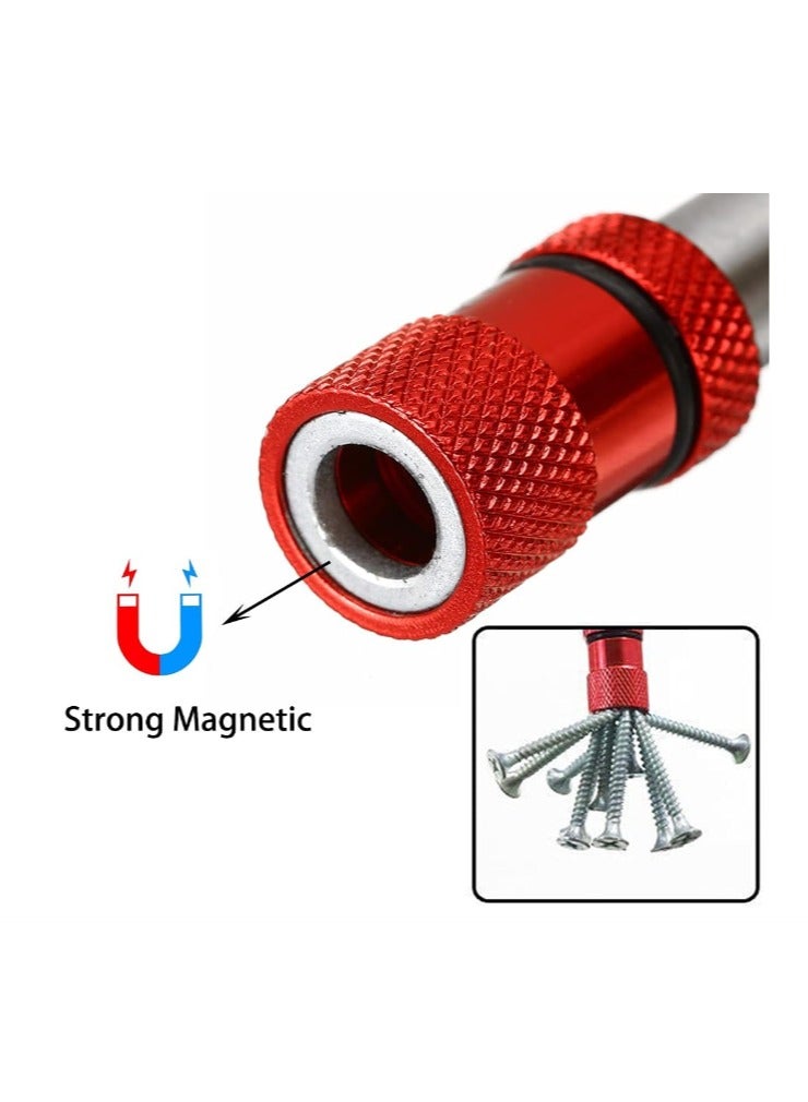 Yakumuz 2pcs Adjustable Screw Depth Screwdriver Bit Holder Yakumuz Magnetic Steel Screwdriver Drywall Bit 1/4 Inch Hex Shank with S2 Phillips 2 Screw Driver Bits - Image 4