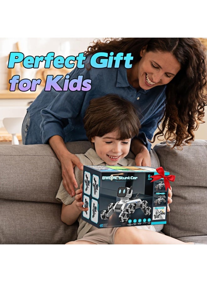 Smart Dog Robot for Kids - Interactive remote-controlled toy with music and lights, multi-directional movements and advanced 360° wheels - Image 2