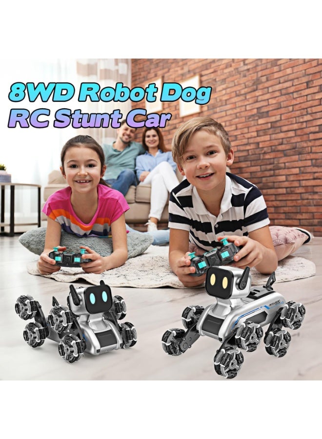 Smart Dog Robot for Kids - Interactive remote-controlled toy with music and lights, multi-directional movements and advanced 360° wheels - Image 5
