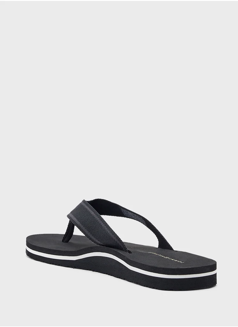 TOMMY HILFIGER Webbing Beach Flip Flops