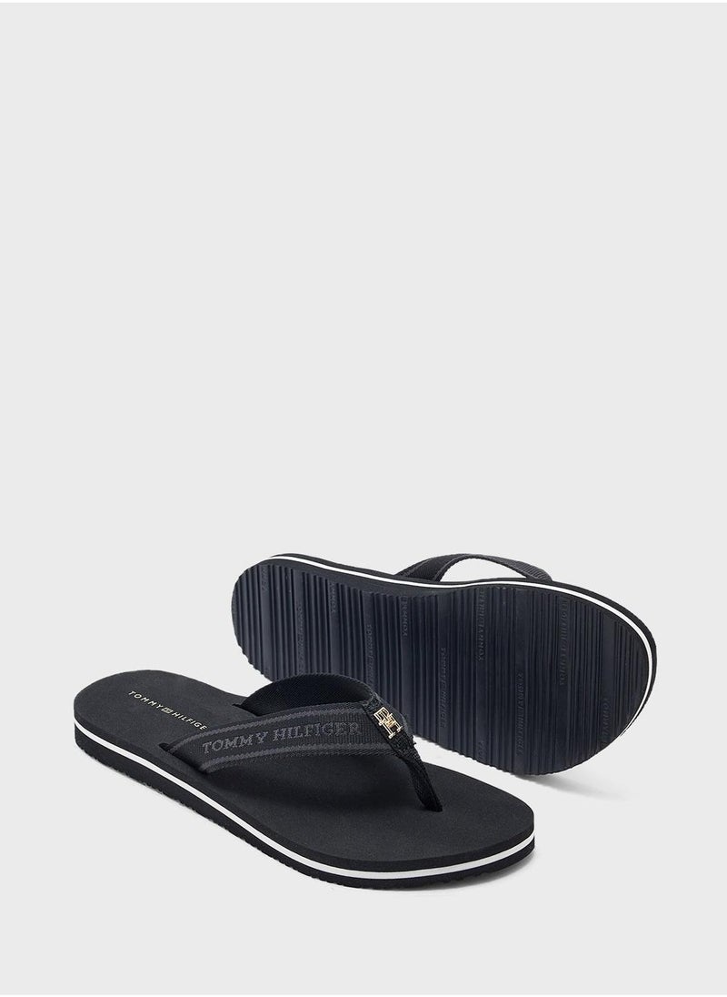 TOMMY HILFIGER Webbing Beach Flip Flops  - Image 4
