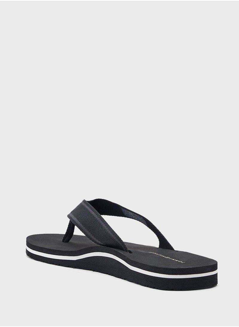 TOMMY HILFIGER Webbing Beach Flip Flops  - Image 3
