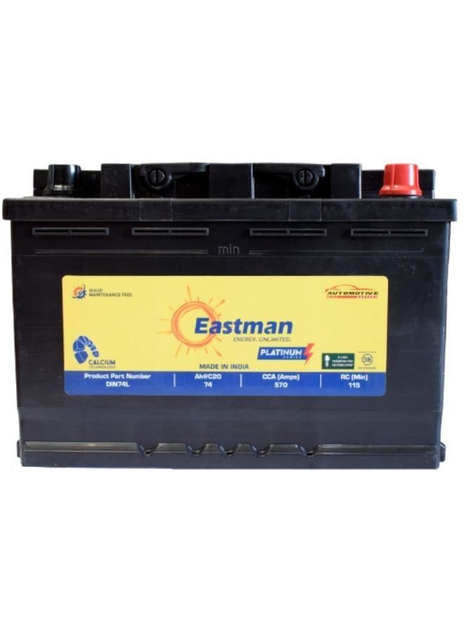 Eastman Eastman 12V 74 AH DIN Car Battery 