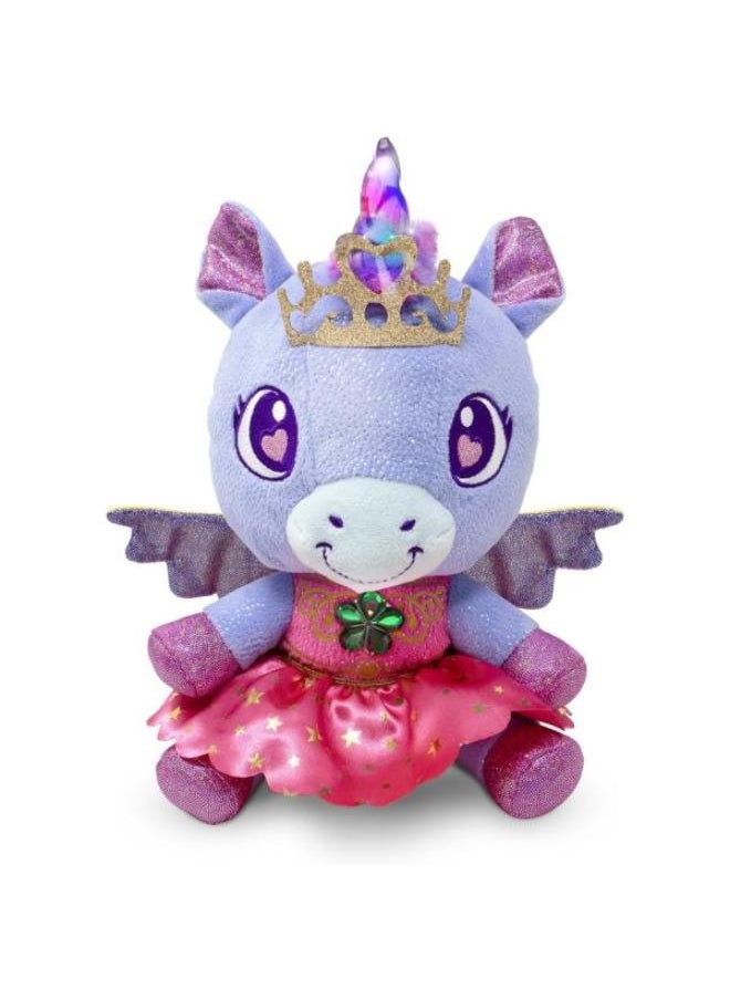 Tiger Head Baby Gemmy Winged Unicorns Soft Doll  - Image 3