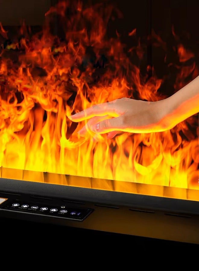 لهب تناظري كهربائي ثلاثي الأبعاد مدفأة بخار الماء الكهربائية مرطب الديكور بخار منزلي داخلي بتحكم عن بُعد - Image 4