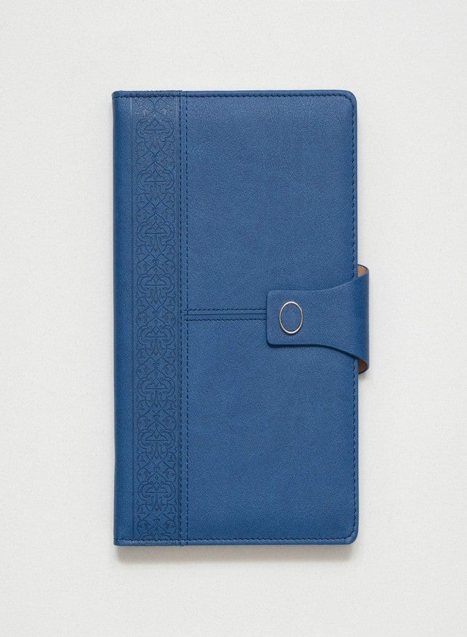 REGAL A-5 PU Leather Stylish & Durable Hardcover Notebook Diary Journal with Magnetic Flap Closure and Pen Holder, 192 pages, 80 gsm (Cobalt Blue) - Image 5