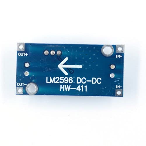 QEBIDUM 6 عبوة LM2596 محول DC-DC خافض، QEBIDUM LM2596S وحدة خافضة قابلة للتعديل DC إلى DC DIP SMD مثبت جهد منخفض الإدخال 3.0-40V الإخراج 1.5-35V منظم طاقة عالي الكفاءة - Image 4