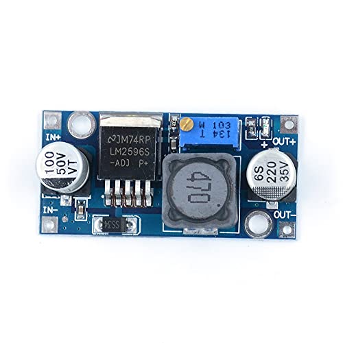 QEBIDUM 6 عبوة LM2596 محول DC-DC خافض، QEBIDUM LM2596S وحدة خافضة قابلة للتعديل DC إلى DC DIP SMD مثبت جهد منخفض الإدخال 3.0-40V الإخراج 1.5-35V منظم طاقة عالي الكفاءة - Image 5