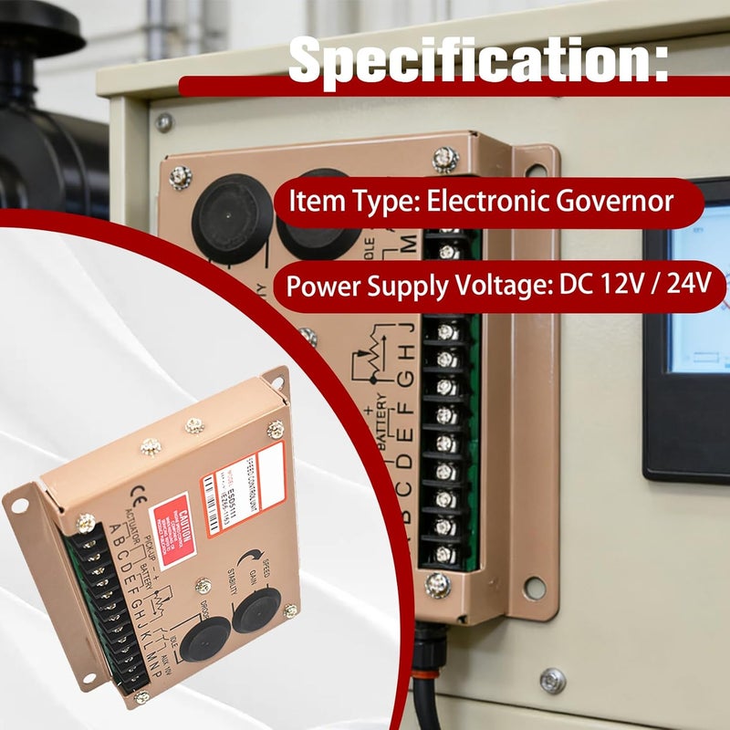 findmall ESD5111 Electronic Engine Speed Controller Governor Generator Genset - Image 4