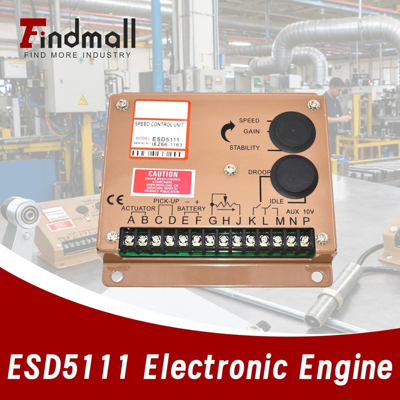 findmall ESD5111 Electronic Engine Speed Controller Governor Generator Genset - Image 2