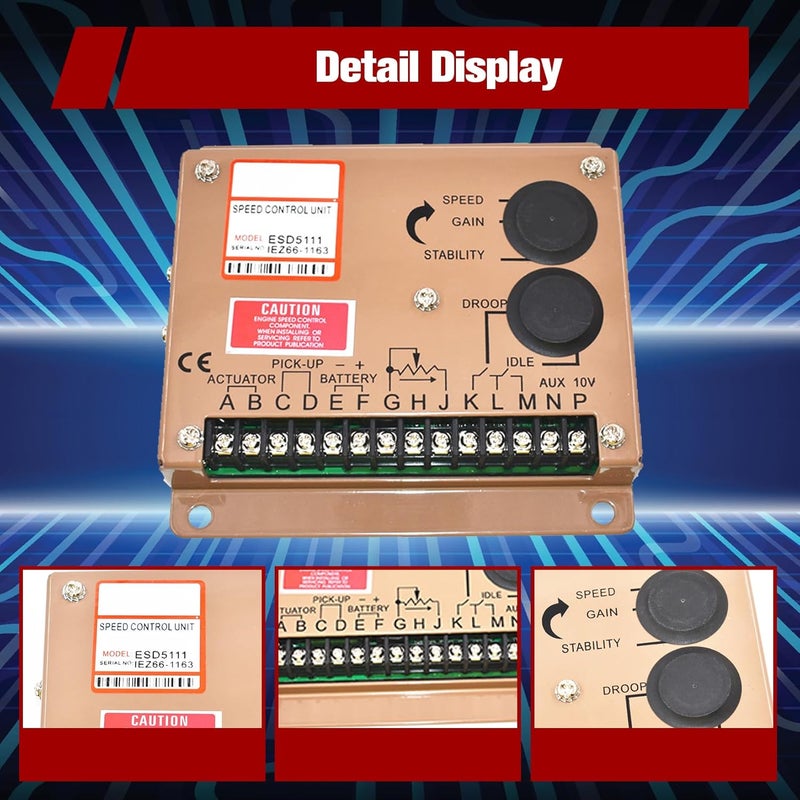 findmall ESD5111 Electronic Engine Speed Controller Governor Generator Genset - Image 5