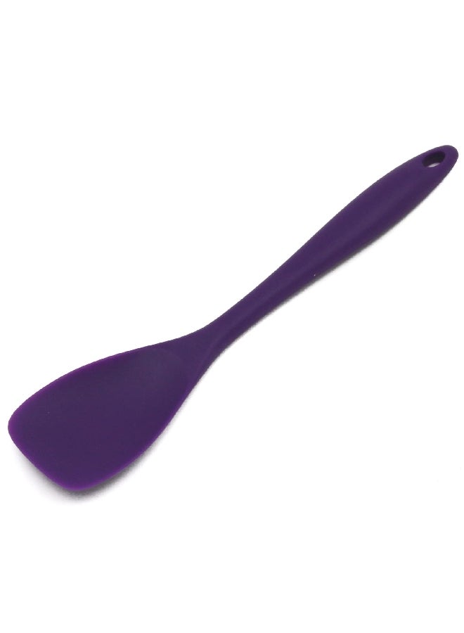 Chef Craft Premium Dishwasher Safe Silicone Spoon Spatula Purple 11.5inch 13567 - Image 1