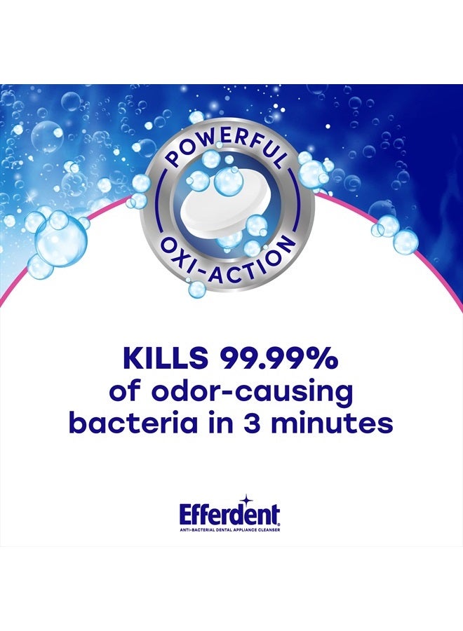 Efferdent Efferdent Denture Cleanser Tablets, Complete Clean, Cleanser for Retainer and Dental Appliances, 44 Tablets  - Image 2