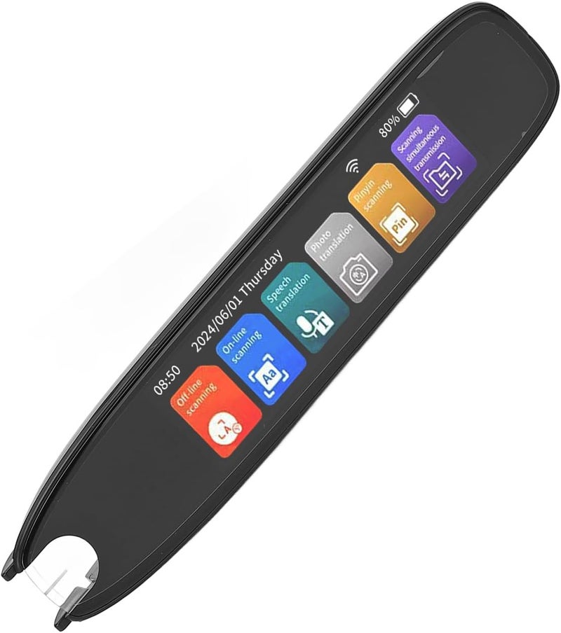 Scan Reader Pen Language Translator 142 Languages Digital Smart Voice WiFi Scanning Translation Device with Offline Function, Text to Speech, and Portable Design - Image 1
