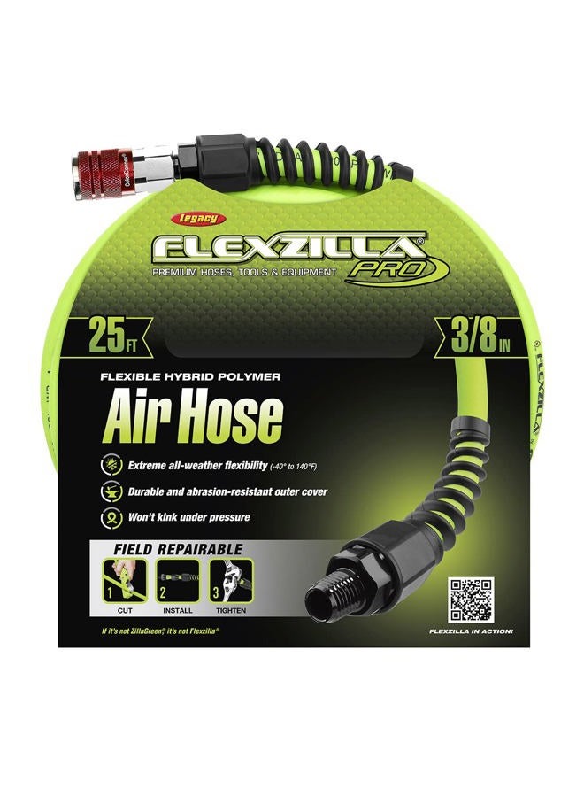 Flexzilla Pro Air Hose with ColorConnex Industrial Type D Coupler and Plug - Image 2
